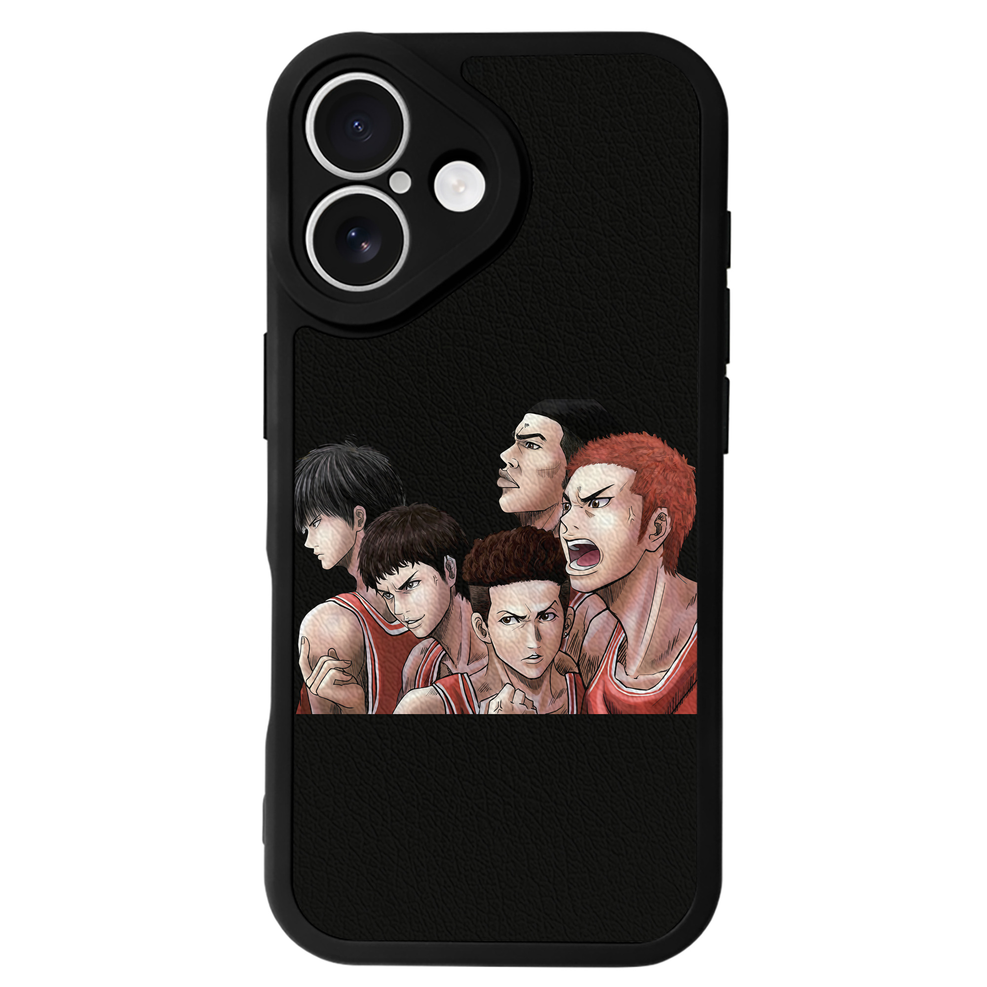 （画像用） SLAM DUNK／スラムダンク 【iPhone 16シリーズ対応】シリコンスマホケース（レザー調） 材質：シリコン